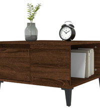 Couchtisch Braun Eichen-Optik 55x55x36,5 cm Holzwerkstoff
