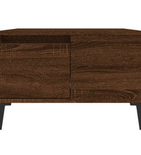Couchtisch Braun Eichen-Optik 55x55x36,5 cm Holzwerkstoff