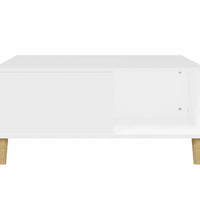 Couchtisch Weiß 80x80x36,5 cm Holzwerkstoff