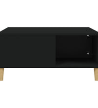 Couchtisch Schwarz 80x80x36,5 cm Holzwerkstoff