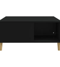 Couchtisch Schwarz 80x80x36,5 cm Holzwerkstoff