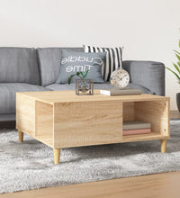 Couchtisch Sonoma-Eiche 80x80x36,5 cm Holzwerkstoff