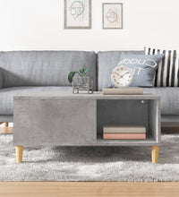 Couchtisch Betongrau 80x80x36,5 cm Holzwerkstoff