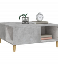 Couchtisch Betongrau 80x80x36,5 cm Holzwerkstoff