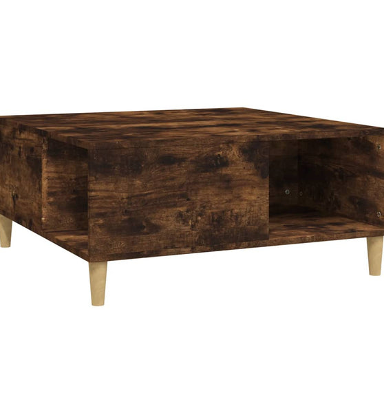 Couchtisch Räuchereiche 80x80x36,5 cm Holzwerkstoff