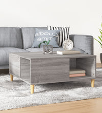 Couchtisch Grau Sonoma 80x80x36,5 cm Holzwerkstoff