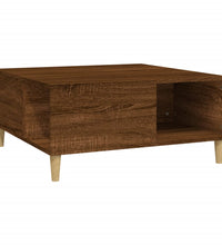 Couchtisch Braun Eichen-Optik 80x80x36,5 cm Holzwerkstoff