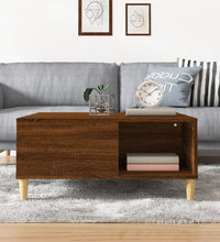 Couchtisch Braun Eichen-Optik 80x80x36,5 cm Holzwerkstoff