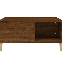 Couchtisch Braun Eichen-Optik 80x80x36,5 cm Holzwerkstoff