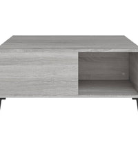 Couchtisch Grau Sonoma 80x80x36,5 cm Holzwerkstoff