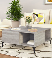 Couchtisch Grau Sonoma 80x80x36,5 cm Holzwerkstoff
