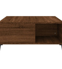 Couchtisch Braun Eichen-Optik 80x80x36,5 cm Holzwerkstoff