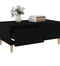Couchtisch Schwarz 90x50x36,5 cm Holzwerkstoff