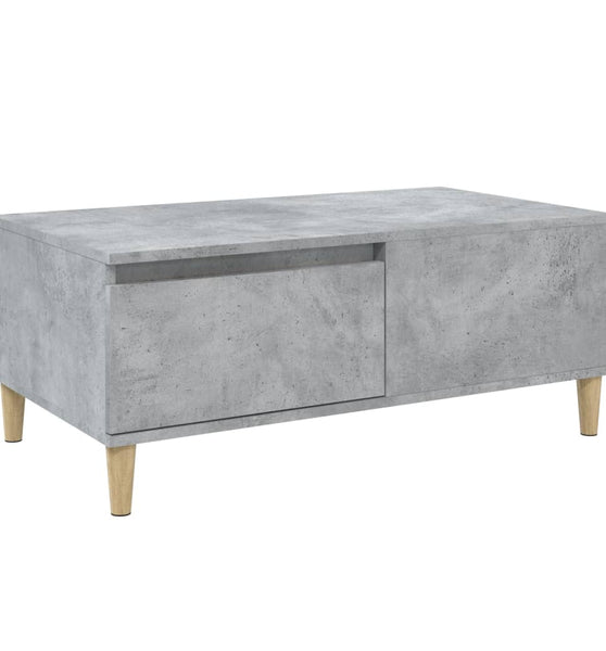 Couchtisch Betongrau 90x50x36,5 cm Holzwerkstoff