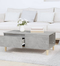 Couchtisch Betongrau 90x50x36,5 cm Holzwerkstoff