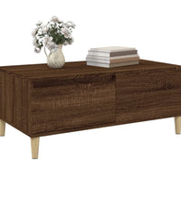 Couchtisch Braun Eichen-Optik 90x50x36,5 cm Holzwerkstoff
