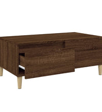 Couchtisch Braun Eichen-Optik 90x50x36,5 cm Holzwerkstoff