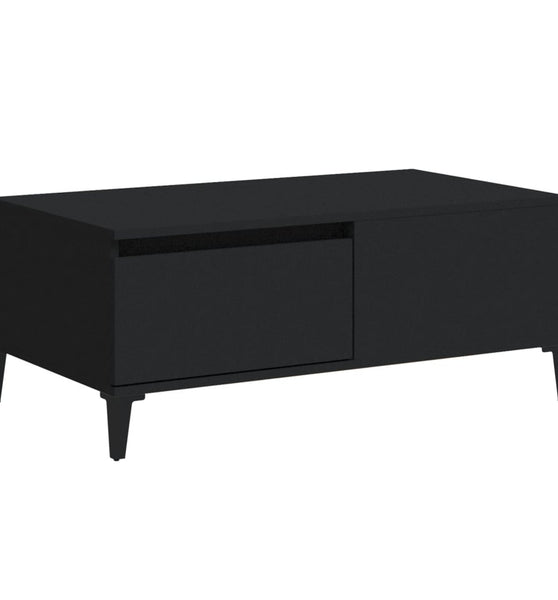 Couchtisch Schwarz 90x50x36,5 cm Holzwerkstoff