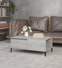 Couchtisch Grau Sonoma 90x50x36,5 cm Holzwerkstoff