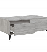 Couchtisch Grau Sonoma 90x50x36,5 cm Holzwerkstoff
