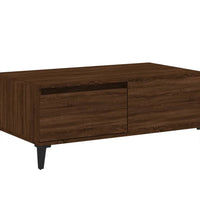 Couchtisch Braun Eichen-Optik 90x50x36,5 cm Holzwerkstoff