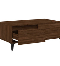Couchtisch Braun Eichen-Optik 90x50x36,5 cm Holzwerkstoff