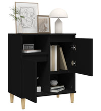 Sideboard Schwarz 60x35x70 cm Holzwerkstoff