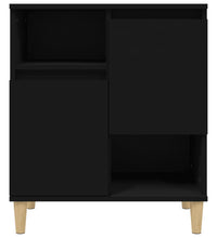 Sideboard Schwarz 60x35x70 cm Holzwerkstoff