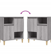 Sideboard Grau Sonoma 60x35x70 cm Holzwerkstoff