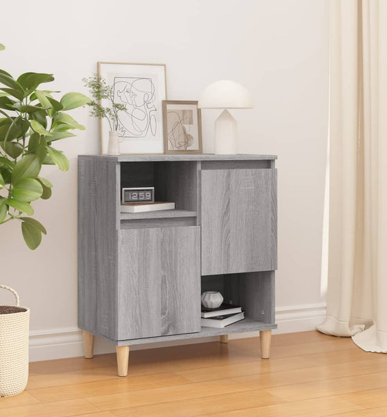 Sideboard Grau Sonoma 60x35x70 cm Holzwerkstoff