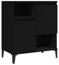 Sideboard Schwarz 60x35x70 cm Holzwerkstoff