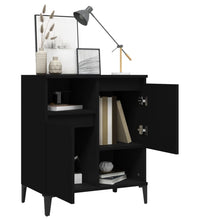 Sideboard Schwarz 60x35x70 cm Holzwerkstoff