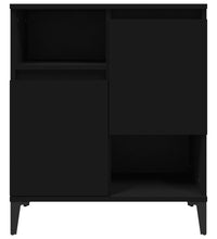 Sideboard Schwarz 60x35x70 cm Holzwerkstoff