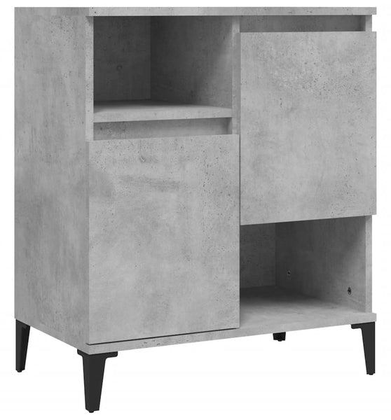 Sideboard Betongrau 60x35x70 cm Holzwerkstoff