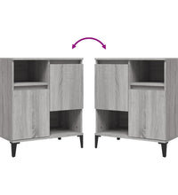 Sideboard Grau Sonoma 60x35x70 cm Holzwerkstoff