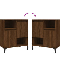 Sideboard Braun Eichen-Optik 60x35x70 cm Holzwerkstoff