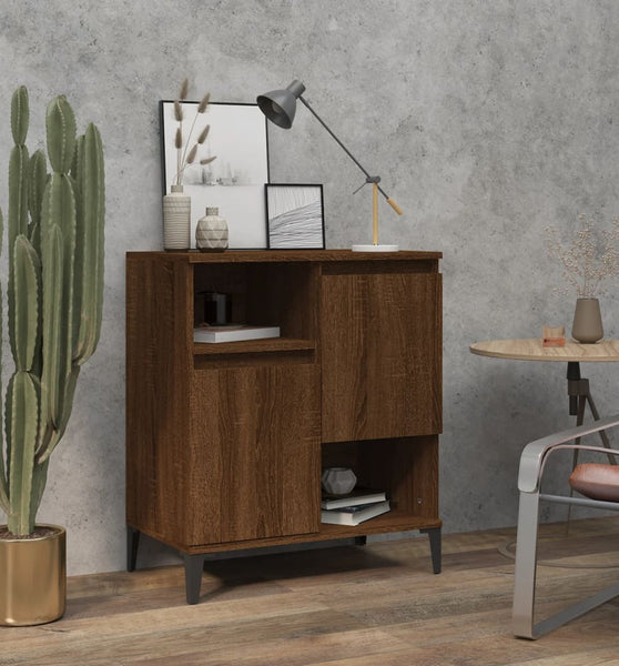 Sideboard Braun Eichen-Optik 60x35x70 cm Holzwerkstoff