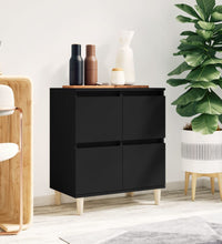 Sideboard Schwarz 60x35x70 cm Holzwerkstoff