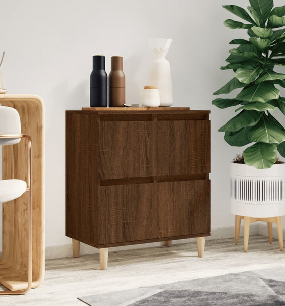 Sideboard Braun Eichen-Optik 60x35x70 cm Holzwerkstoff