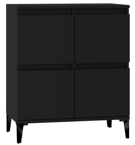 Sideboard Schwarz 60x35x70 cm Holzwerkstoff