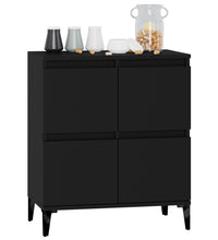 Sideboard Schwarz 60x35x70 cm Holzwerkstoff