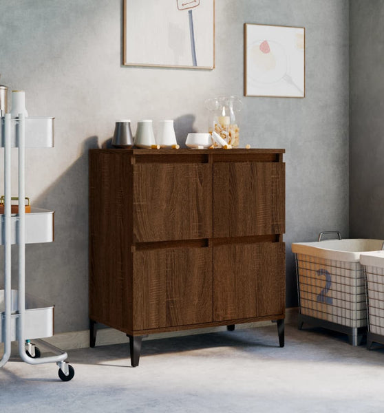 Sideboard Braun Eichen-Optik 60x35x70 cm Holzwerkstoff