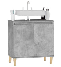 Waschbeckenunterschrank Betongrau 58x33x60 cm Holzwerkstoff