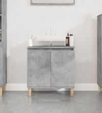 Waschbeckenunterschrank Betongrau 58x33x60 cm Holzwerkstoff