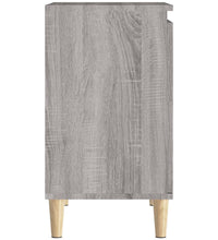 Waschbeckenunterschrank Grau Sonoma 58x33x60 cm Holzwerkstoff