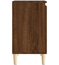 Waschbeckenunterschrank Braun Eichen-Optik 58x33x60 cm