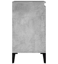 Waschbeckenunterschrank Betongrau 58x33x60 cm Holzwerkstoff