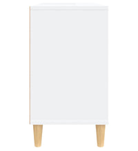 Waschbeckenunterschrank Weiß 80x33x60 cm Holzwerkstoff