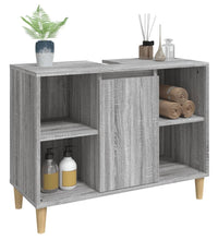 Waschbeckenunterschrank Grau Sonoma 80x33x60 cm Holzwerkstoff