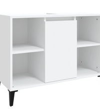 Waschbeckenunterschrank Weiß 80x33x60 cm Holzwerkstoff